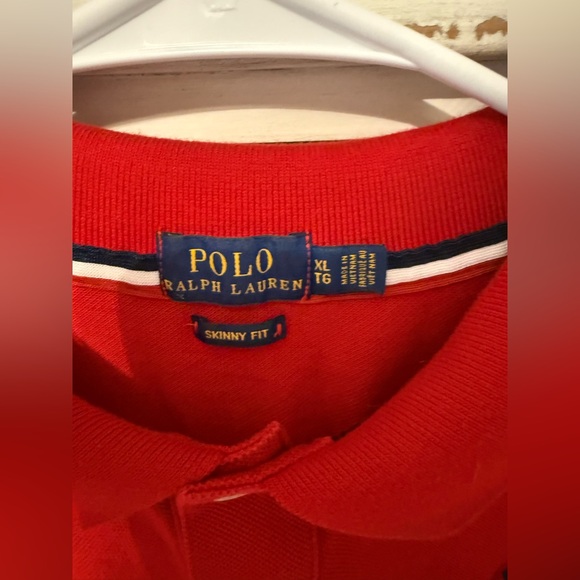 Polo Ralph Lauren Red Big Pony polo Boys Size XL - Picture 7 of 10